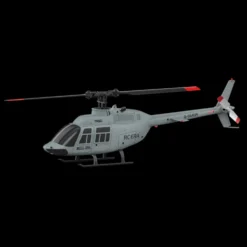 A60 BELL206 90-Class 2.4G 4CH Single Rotor Flybarless Mini RC Helicopter Model with Optical Flow Altitude Hold 1/42 Scale