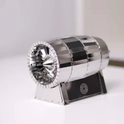 AIR FORCE JET TURBINE 3D Metal Aircraft Turbine Model Kit, Collectible Desktop Display for Aviation Lovers-58PCS