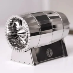 AIR FORCE JET TURBINE 3D Metal Aircraft Turbine Model Kit, Collectible Desktop Display for Aviation Lovers-58PCS