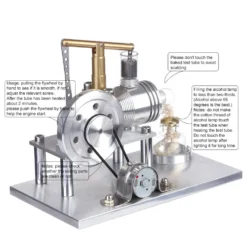 Balance Stirling Engine Model Kit - Build Your Own Stirling Engine - Hot Air Stirling Model Engine Educational Toy