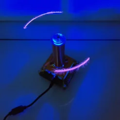 Bluetooth Singing Tesla Coil Music Speaker Plasma Loudspeaker Desktop Toy-US Plug