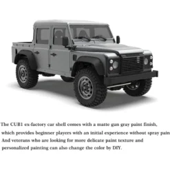 Capo CUB1 RC Crawler Truck 1:18 4WD Electric RC Simulation Off-Road Vehicle Pickup Truck Model with Differential Lock KIT