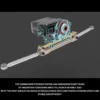 Capo U4 CD1582X Queen 1/8 Scale 2.4G All Metal RC Off-Road Crawler Climbing Car RC Vehicle Model Kit
