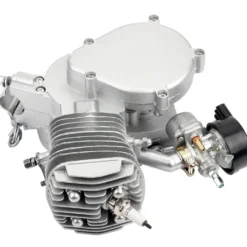 80CC Mini 2-Stroke CNC Single-Cylinder Pull-Start Gasolin Internal Combustione Engine for Beach Motorcycle Modification/Bicycle Assist