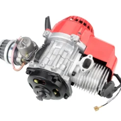 80CC Mini 2-Stroke CNC Single-Cylinder Pull-Start Gasolin Internal Combustione Engine for Beach Motorcycle Modification/Bicycle Assist