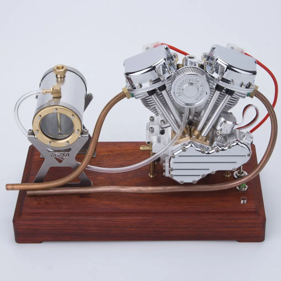 CISON FG-VT9 9cc V2 Engine and Original Parts V-twin 4-Stroke Air-cooled Motorcycle Engine