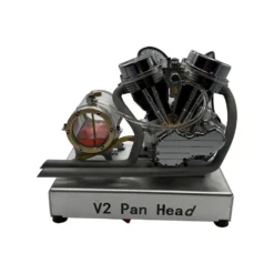 CISON FG-VT9 9cc V2 Engine V-Twin Dual Cylinder 4-Stroke Air-Cooled Gasoline Engine Motorcycle RC Engine Model