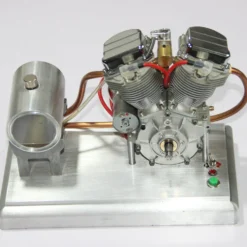 CISON FG-VT9 9cc V2 Engine V-Twin Dual Cylinder 4-Stroke Air-Cooled Gasoline Engine Motorcycle RC Engine Model