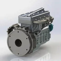 CISON FL4-175 17.5cc Flathead Inline 4 cylinder 4 Stroke Water-Cooled Gasoline Engine Model For RC Model Car Ship Airplane