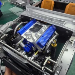 CISON Small-block 44CC 1/6 Scale Water-Cooled OHV 4-Stroke V8 Gas Engine Internal Combustion Engine - Build Your Own V8 Engine that Works