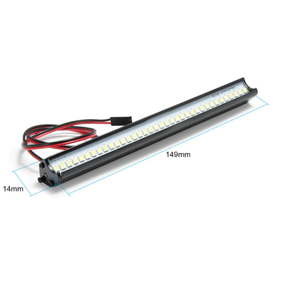 Climbing Car LED Roof Lamp Searchlight Bar Car 36 LED Lights for HSP TRAXXAS TRX-4/ AXIAL SCX10 90046/ D90
