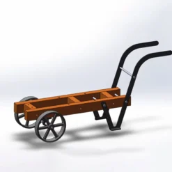 Custom Handcart Frame for RETROL & OKMO D Type Stationary Gasoline Engine Model Centennial Anniversary Edition