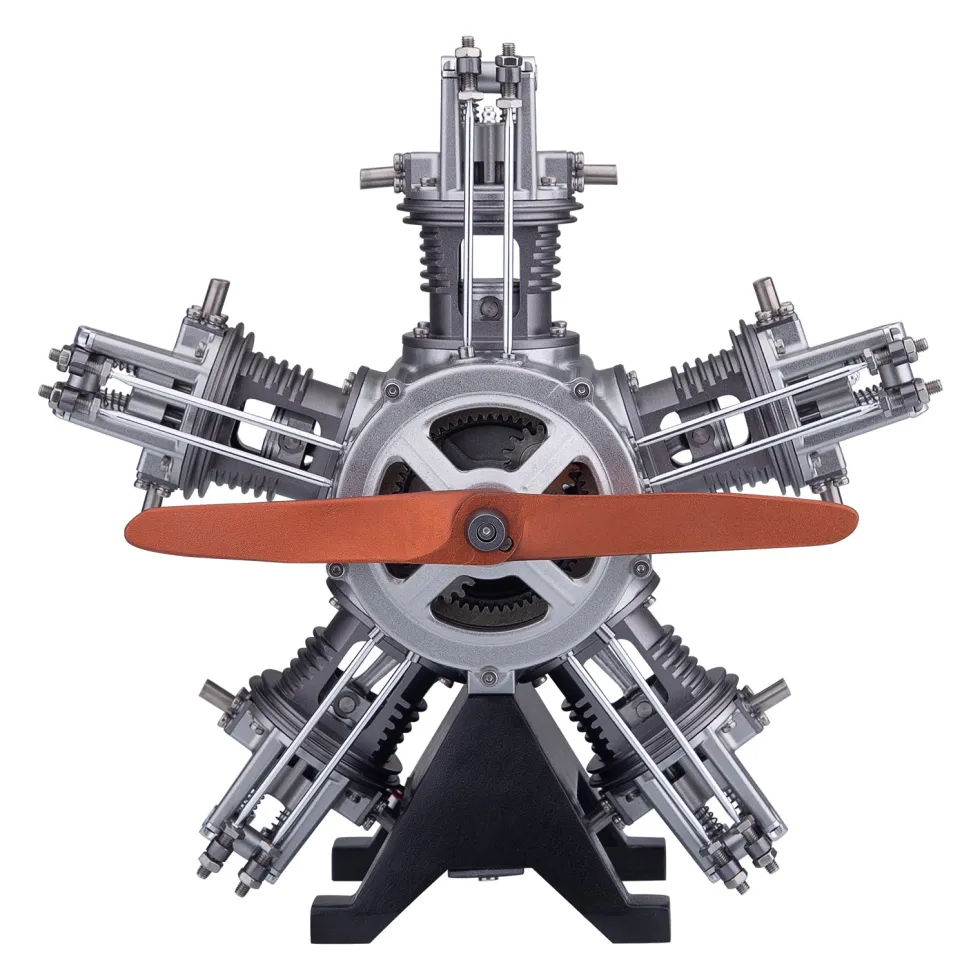 5 Cylinder Radial Engine Model Kit that Works - Build Your Own Radial Engine - TECHING 1: 6 Full Metal Radial Engine Model Kit 230+Pcs