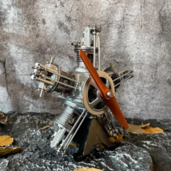 5 Cylinder Radial Engine Model Kit that Works - Build Your Own Radial Engine - TECHING 1: 6 Full Metal Radial Engine Model Kit 230+Pcs