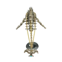 3D DIY Mechanical Dolphin Steampunk Metal Assembly Model Bionic Oceanic Creature Creative Desk Ornament