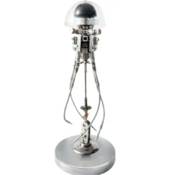 3D DIY Mechanical Jellyfish Steampunk Bionic Model with LED Lights Creative Desk Ornament