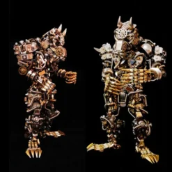3D DIY Metal Assembly Werewolf Model Hyperrealistic Toy Set
