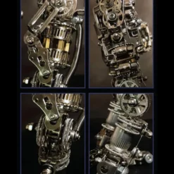 3D DIY Metal Futuristic Mech Skeleton Model Kit, Creative Trendy Display-1250PCS