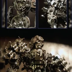 3D DIY Metal Futuristic Mech Skeleton Model Kit, Creative Trendy Display-1250PCS