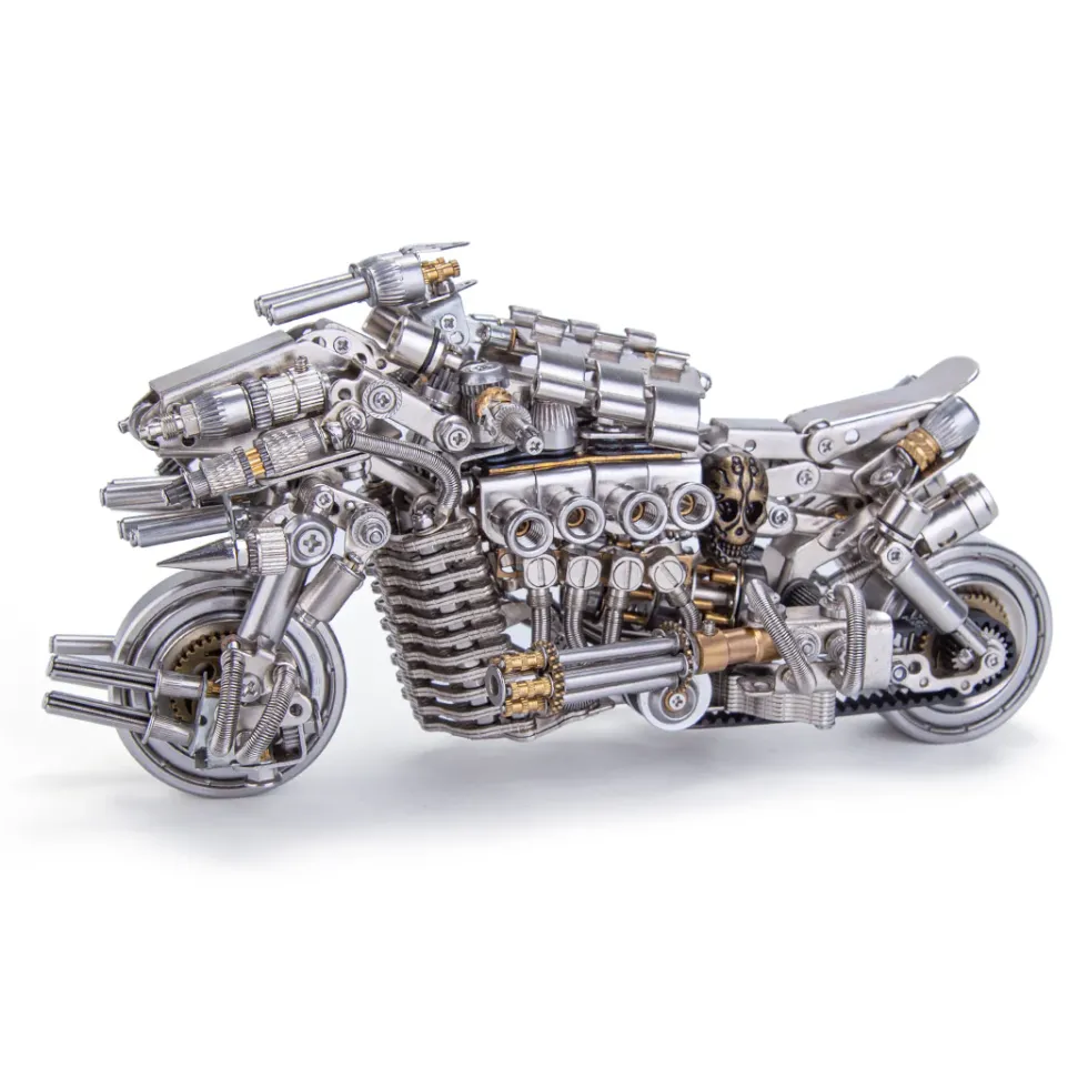 Desperate Pursuit Motorcycle 3D DIY Metal Assembly Model Creative Ornament