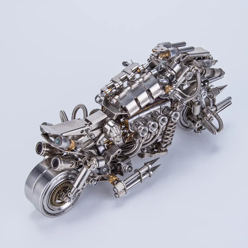 Desperate Pursuit Motorcycle 3D DIY Metal Assembly Model Creative Ornament