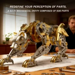 3D Full-Metal Mechanical Leopard Model Kit