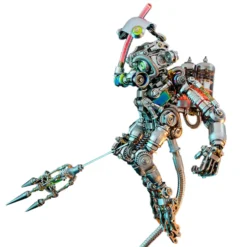 3D Mechanical Diver Ape DIY Metal Assembly Model Colorful Creative Ornament -700+PCS