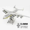 3D Metal AN-225 MRIYA Aircraft Model Kit, Collectible Desktop Display for Aviation Lovers-270PCS