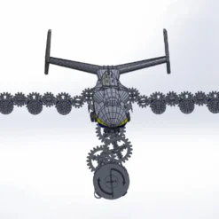 3D Metal AN-225 MRIYA Aircraft Model Kit, Collectible Desktop Display for Aviation Lovers-270PCS