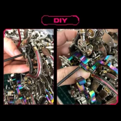 3D Metal Mechanical Dragon Crafts DIY Assembly Model Kit Art Device for Kids, Teens and Adults-2030+PCS