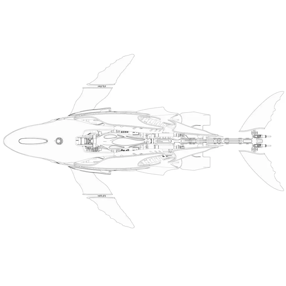 3D Metal Mechanical Humpback Whale Model Kit– DIY Marine Creature Assembly Puzzle Toy