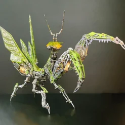 3D Metal Mechanical Mantis DIY Assembly Insect Model Kits Creative Ornaments-1000+PCS