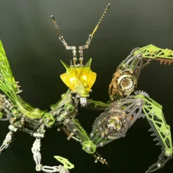 3D Metal Mechanical Mantis DIY Assembly Insect Model Kits Creative Ornaments-1000+PCS