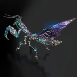 3D Metal Mechanical Mantis DIY Assembly Insect Model Kits Creative Ornaments-1000+PCS