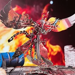 3D Metal Mechanical Phoenix Assembly Model Kit with Mechanical Transmission