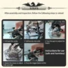 3D Metal Mechanical Puzzle Dragon Crossbow Model Assembly Kit for Kids, Teens, and Adults-812PCS