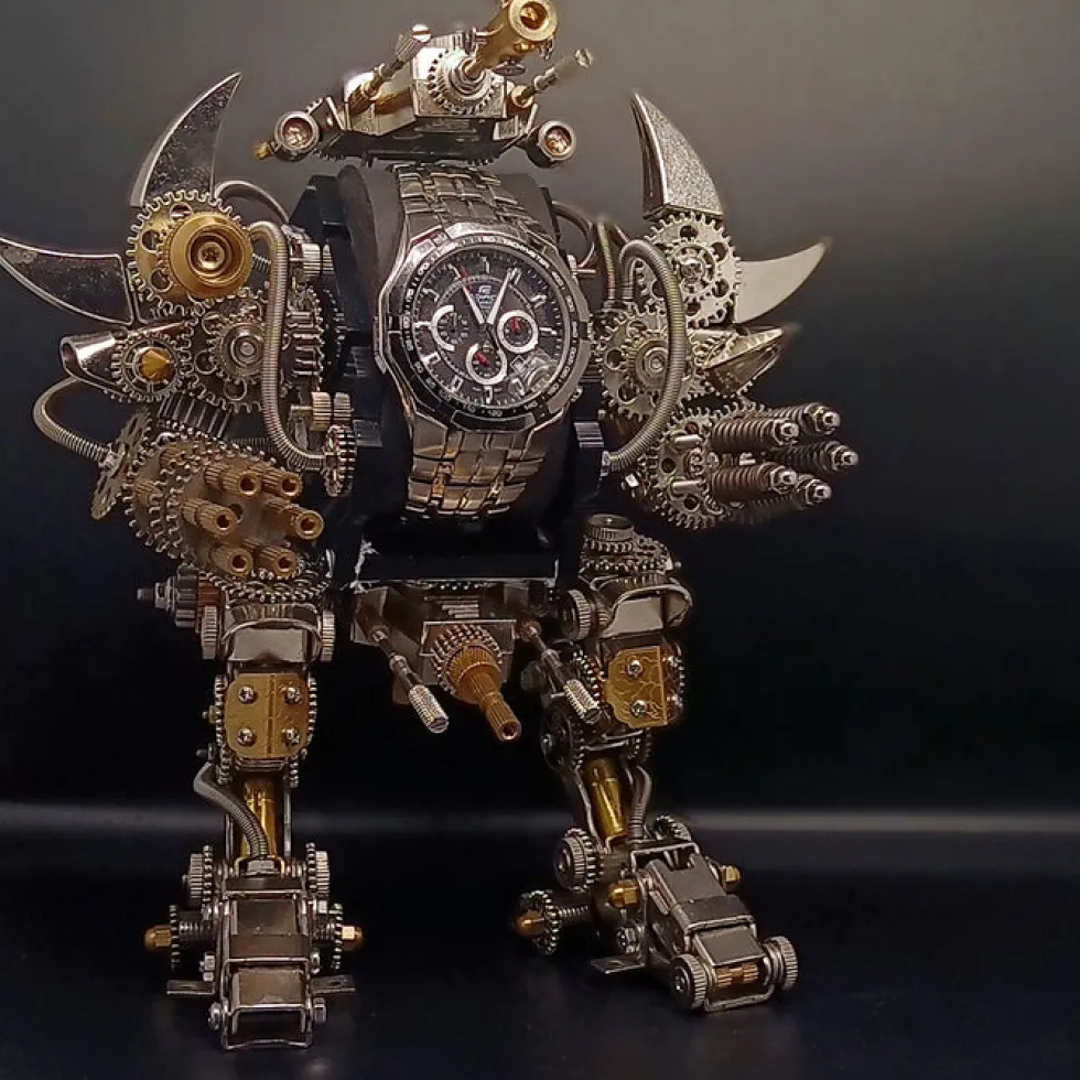 3D Metal Mechanical Puzzle Magnetic Mecha DIY Assembly Model Kit for Kids, Teens, and Adults