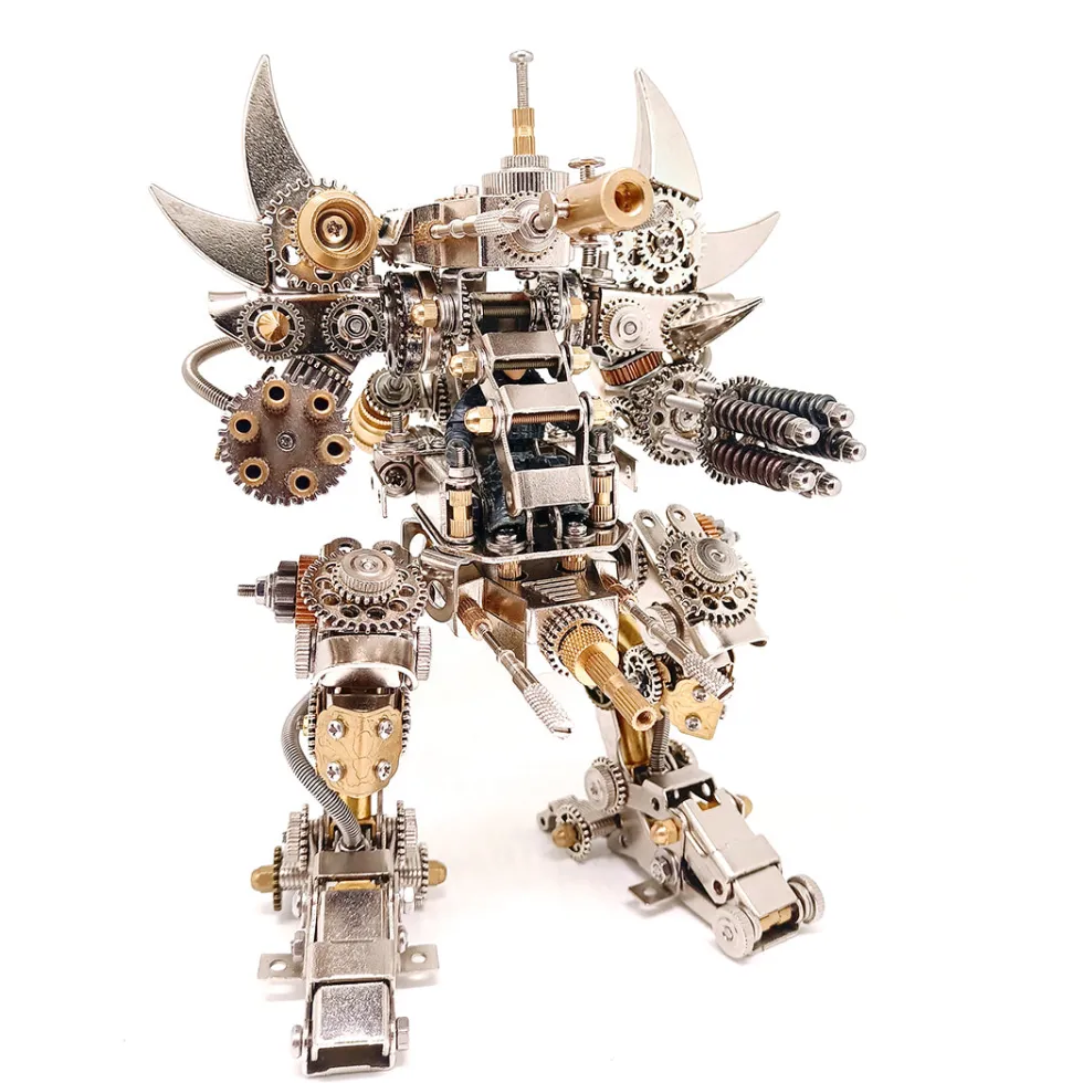3D Metal Mechanical Puzzle Magnetic Mecha DIY Assembly Model Kit for Kids, Teens, and Adults