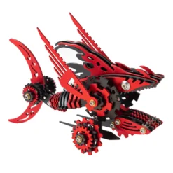 3D Metal Mechanical Sawtooth Shark Assembly Model Kit
