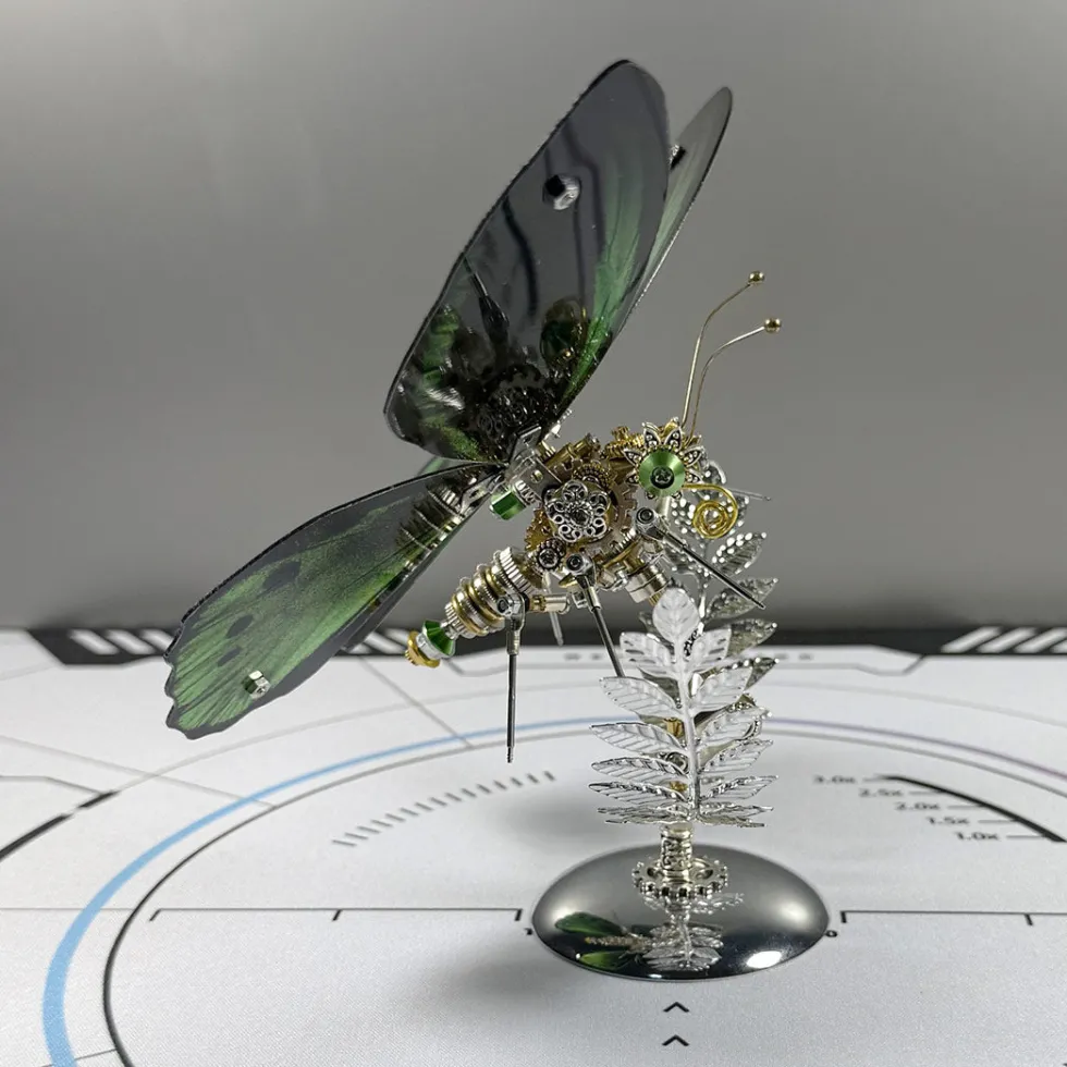 3D Metal Mechanical Steampunk Butterfly Model Kit