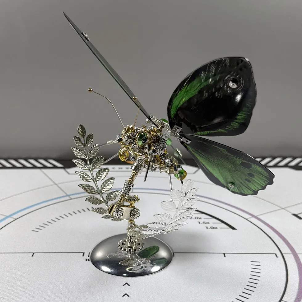 3D Metal Mechanical Steampunk Butterfly Model Kit