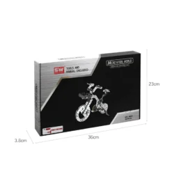 3D Metal Puzzle Bicycle Assembly Kit DIY Model Toys Kit Adults Kids -191PCS