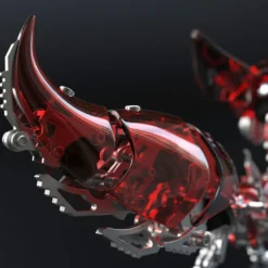 3D Metal Puzzle Mechanical Fox DIY Model Assembly Creative Toy Set