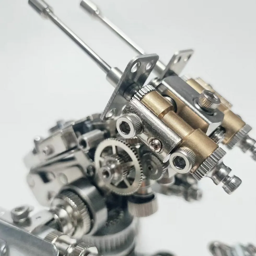 3D Metal Quadruped Mecha Model Kit, Creative Collectible Display