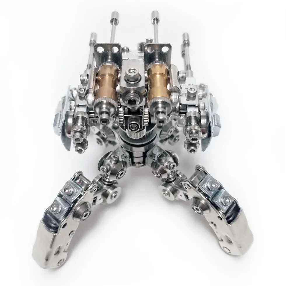 3D Metal Quadruped Mecha Model Kit, Creative Collectible Display