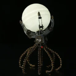 3D Metal Steampunk Galaxy Craft Puzzle Mechanical Octopus with 16 Colors Tap and Remote Control Lamp Model DIY Assembly for Home Decor Creative Gift-1060PCS