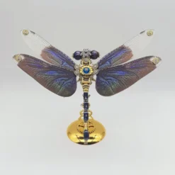 3D Metal Steampunk Insect Assembly Model Kit with Magnetic Display Base