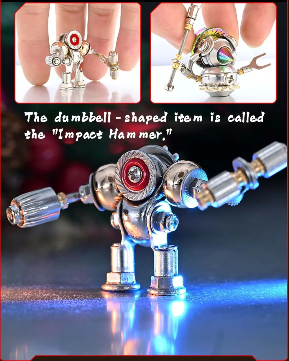 3D Metal Steampunk Mecha Assembly Model Kit Christmas Blind Box