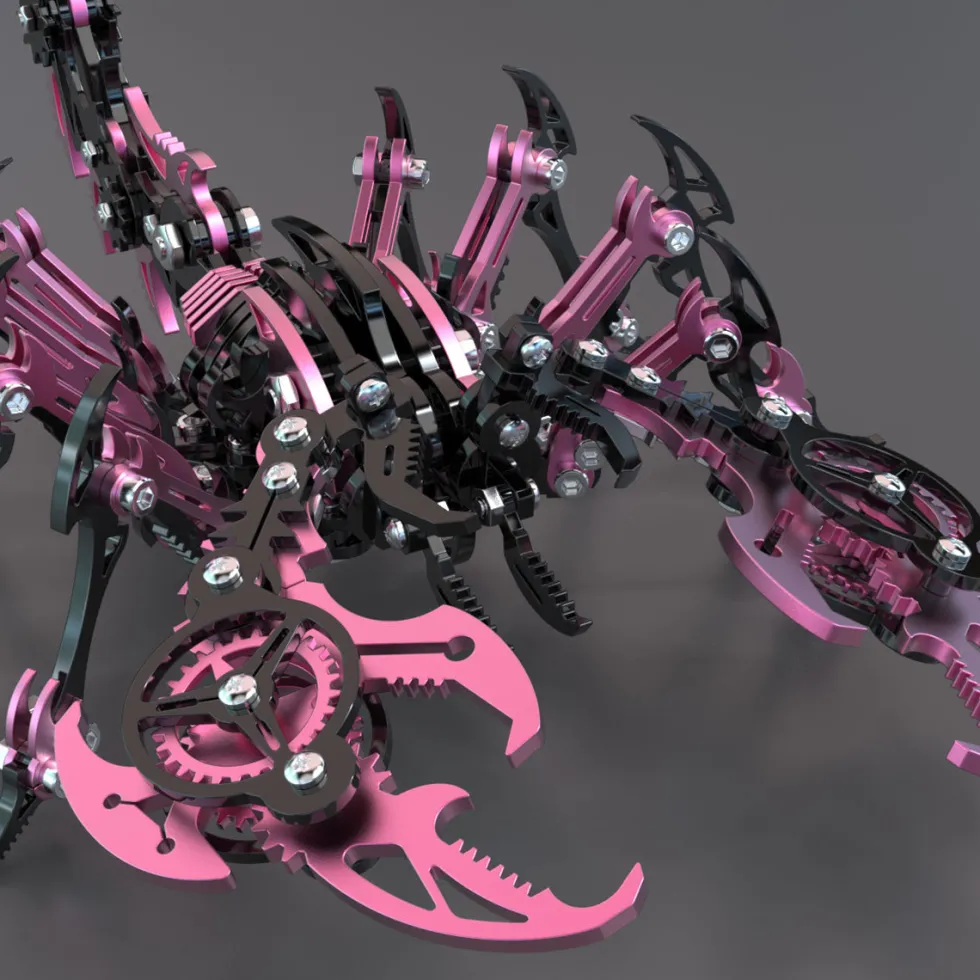 3D Metal Steampunk Mechanical Scorpion Model Kit