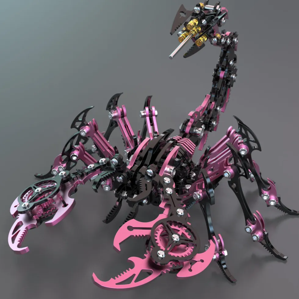 3D Metal Steampunk Mechanical Scorpion Model Kit